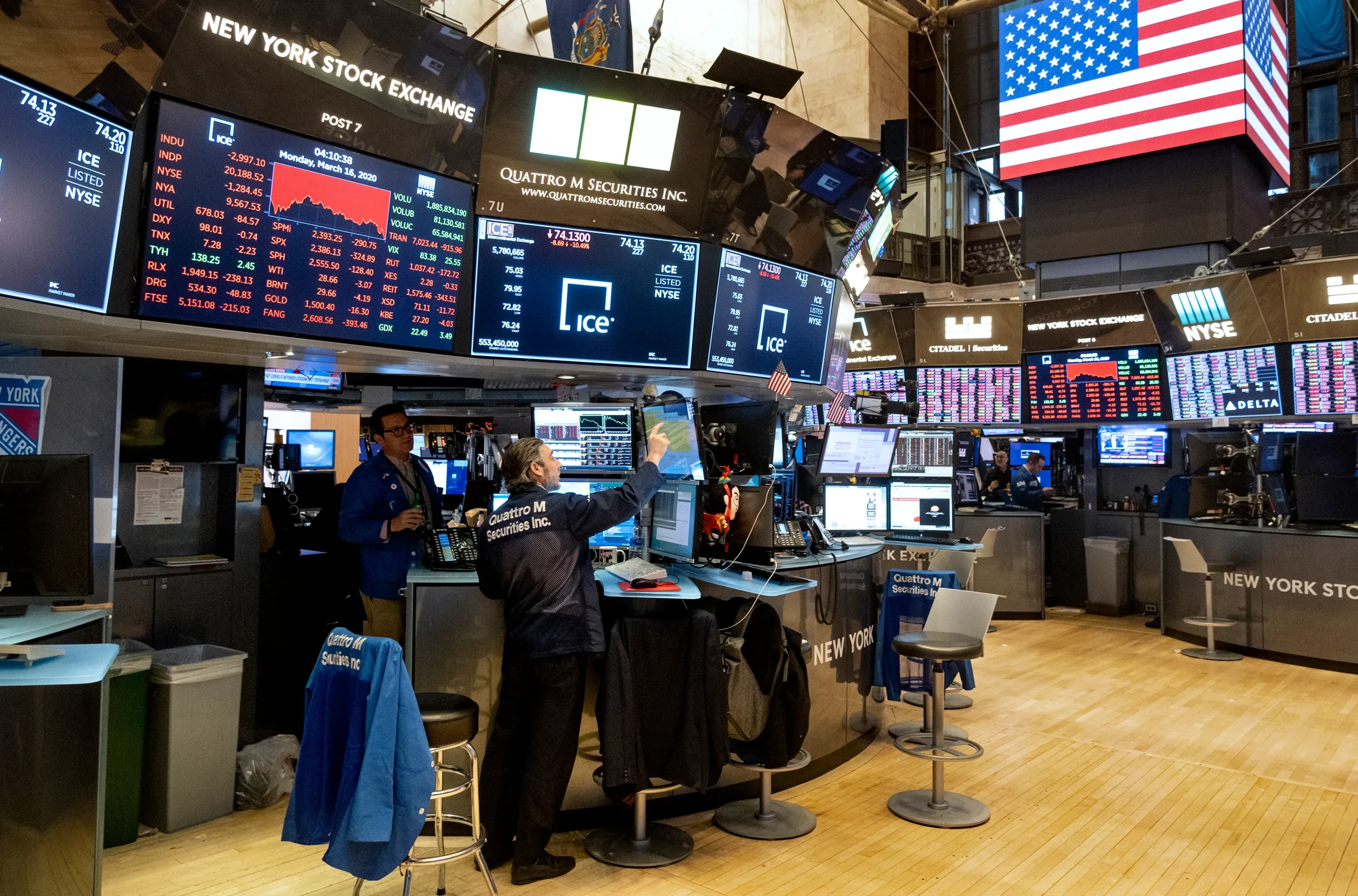 A Schizophrenic Stock Market