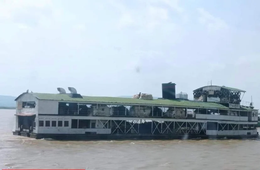Ethnic Resistance Fighters Sink Myanmar Military Vessel, 10 Soldiers Killed