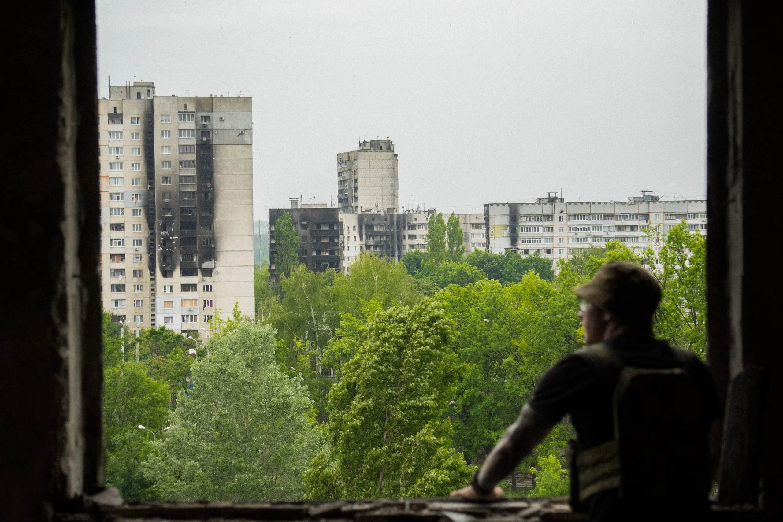 Surveying Destruction and Civilian Day to Day in Ukraine