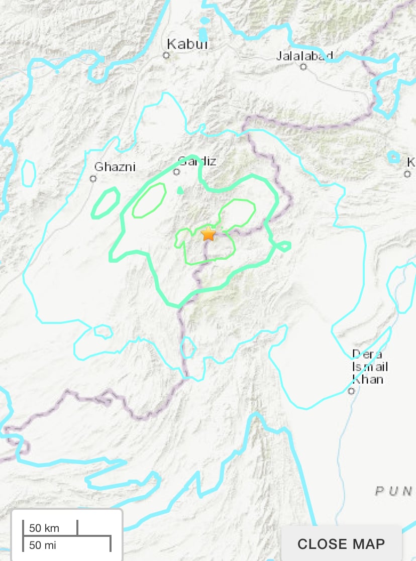 Earthquake Rocks Afghanistan