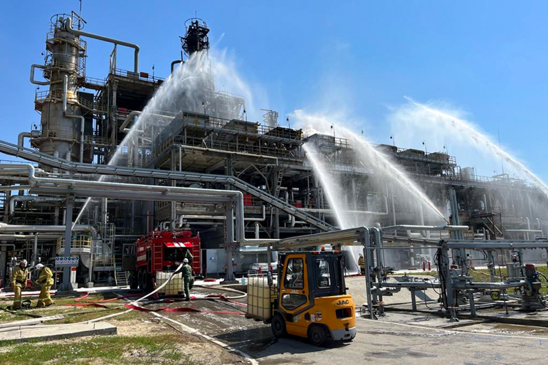 Russian Refinery Struck By Ukrainian Kamikaze Drones