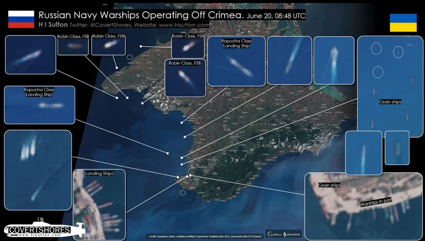 Russian Black Sea Fleet On The Move