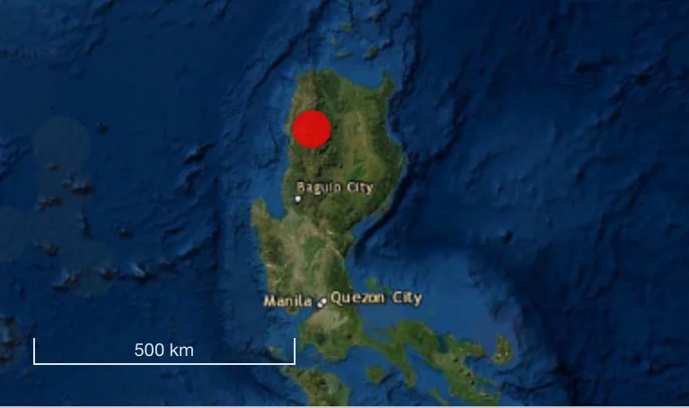 7.1 Magnitude Earthquake Detected, Luzon, Phillipines