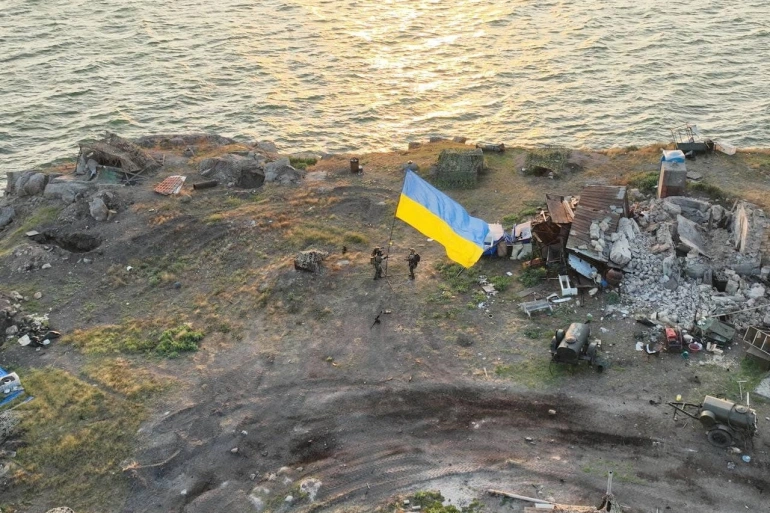 Ukraine Reclaims Zmiinyi Island, Russia Responds With Missile Strikes