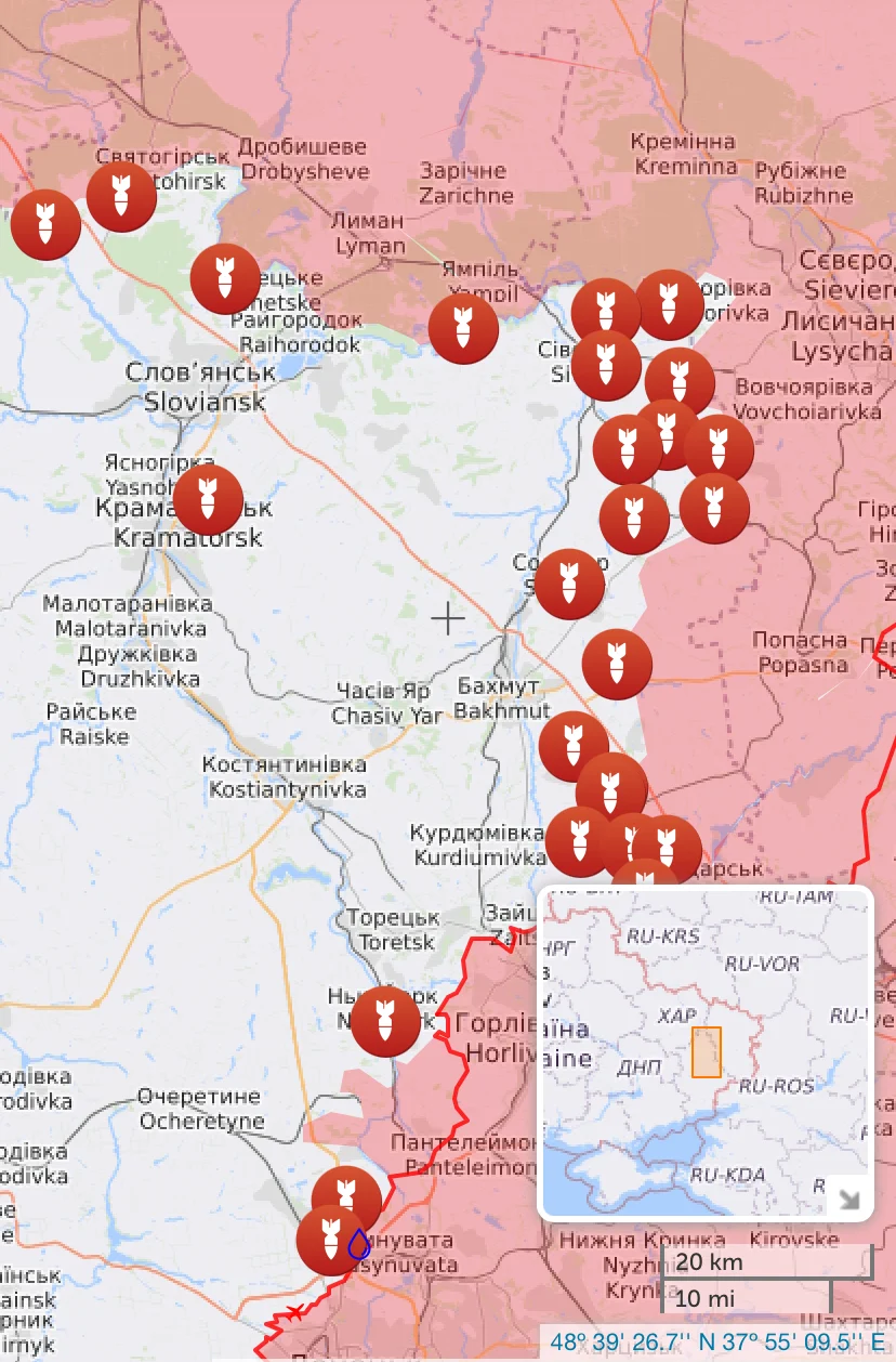 Russian Forces Advance Towards Slovyansk