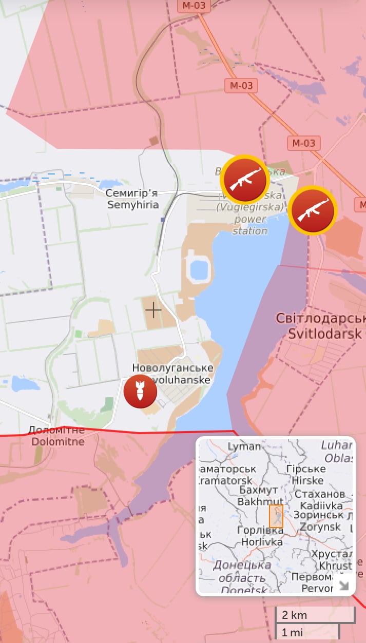 Russians Claim Wagner Group Supported Assault Captures Vuhlehirska Power Station, Donetsk
