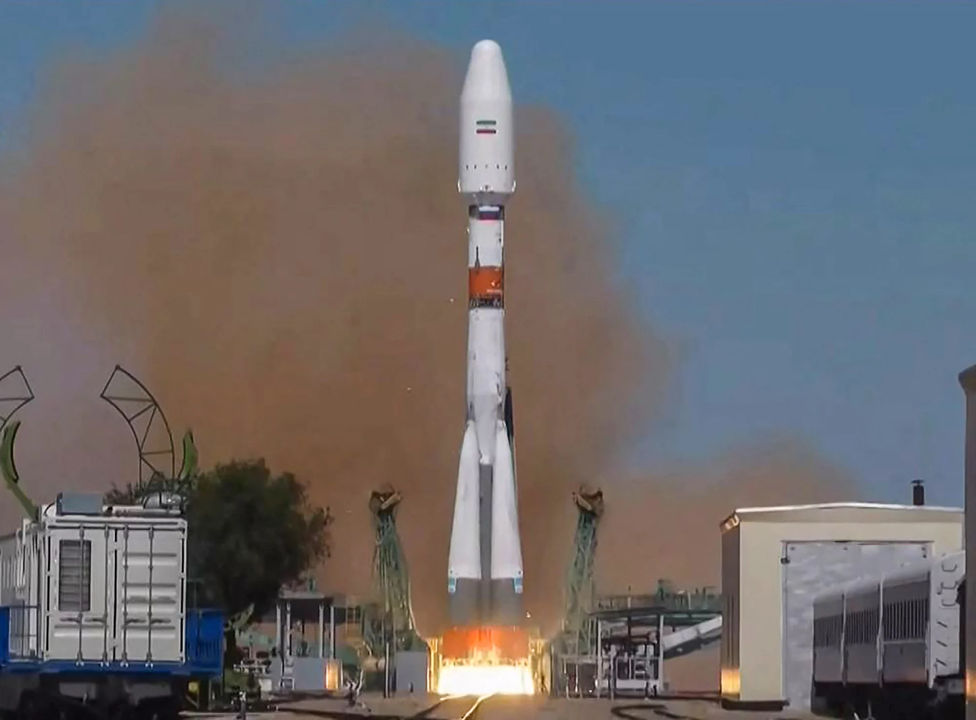Iranian Satellite Launched Into Orbit By Russian Rocket