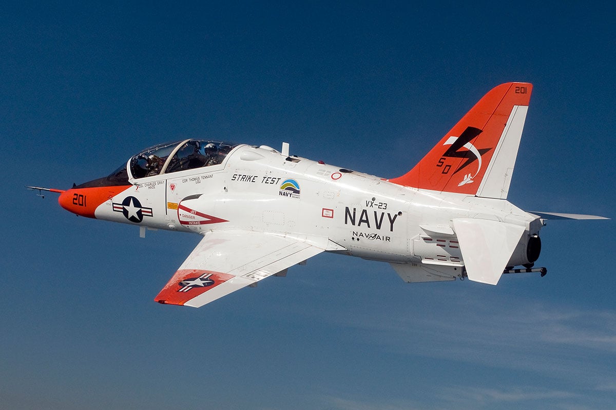 U.S. Navy T-45 Jet Trainer Crashes, Kingsville,  TX