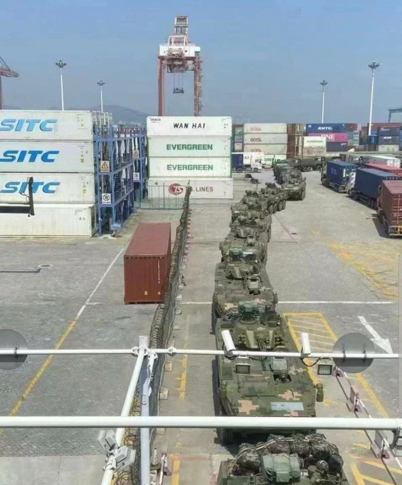 Massive Military Mobilization in Eastern China
