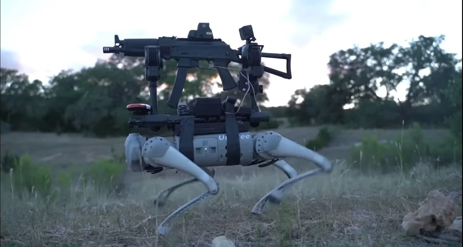 YouTuber Creates Armed Robot Dog Just Because