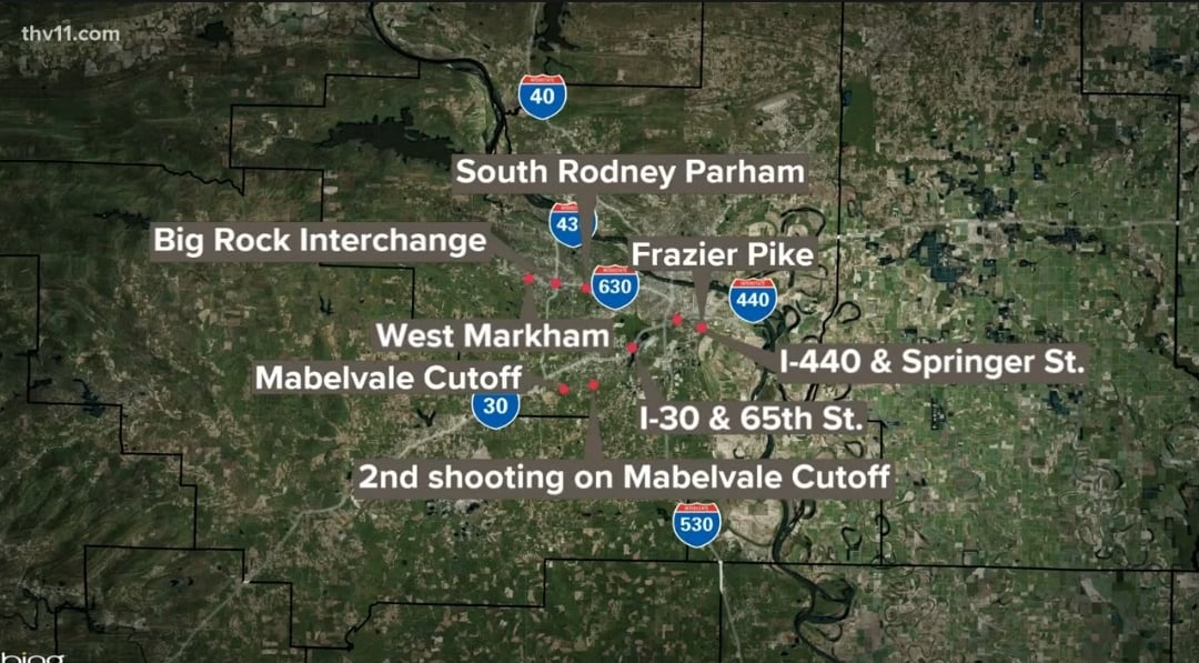 3 Dead, 3 Injured, After 11 Shootings In Little Rock, Arkansas