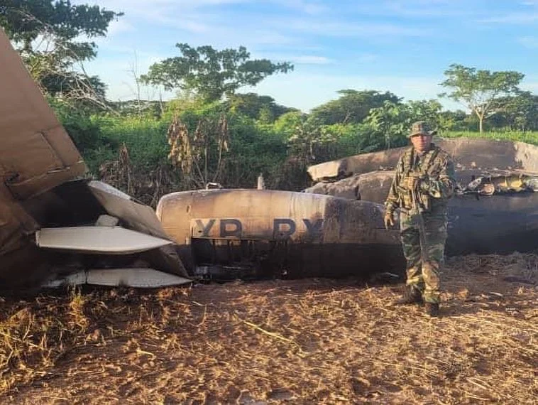 Venezuela Military Shoots Down Alleged Drug Trafficker Plane