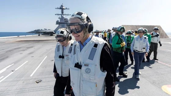 Norwegian Prime Minister and Defense Minister Visit Norfolk Naval Base