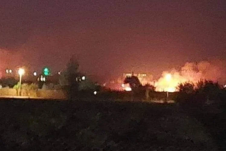 Airstrikes Target Nairab Military Airfield, Aleppo Syria