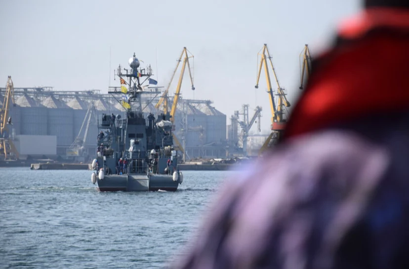 Romanian Naval Vessel Strikes Mine, Disabled in Black Sea