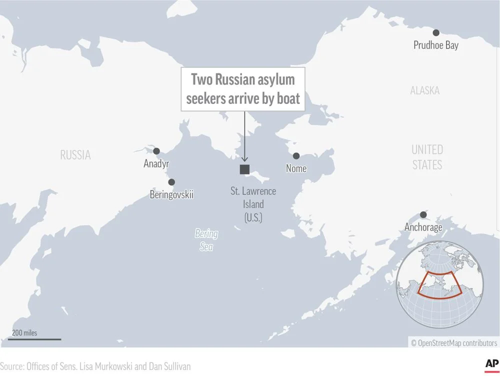 Two Russians Seek Asylum, Land On Remote Alaska Island