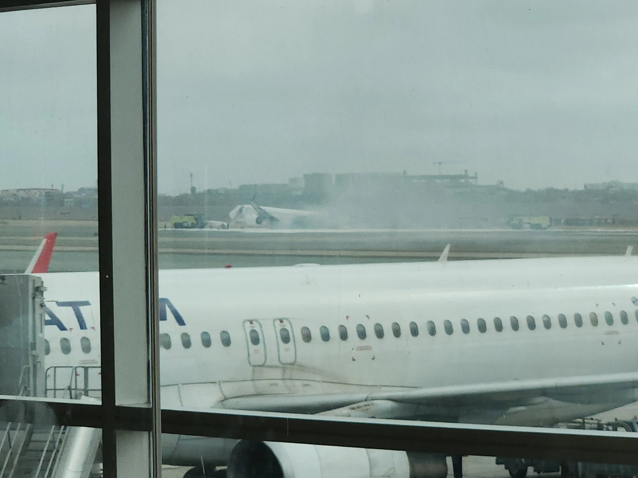 Commercial Plane Crash, Jorge Chavez Airport, Lima, Peru
