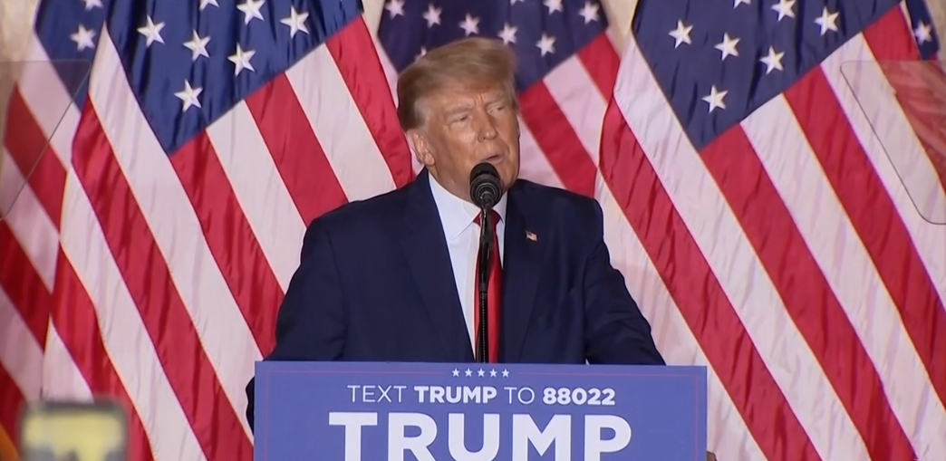 Trump Announces He Will Run For Re-Election