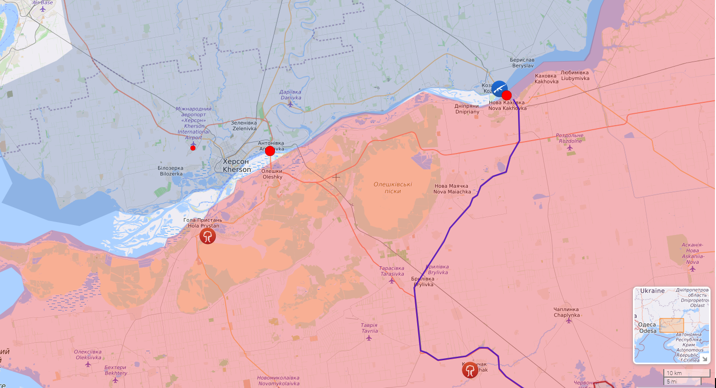 Ukrainian Armed Forces Poised to Cross Dnieper, Assault Nova Khakovka
