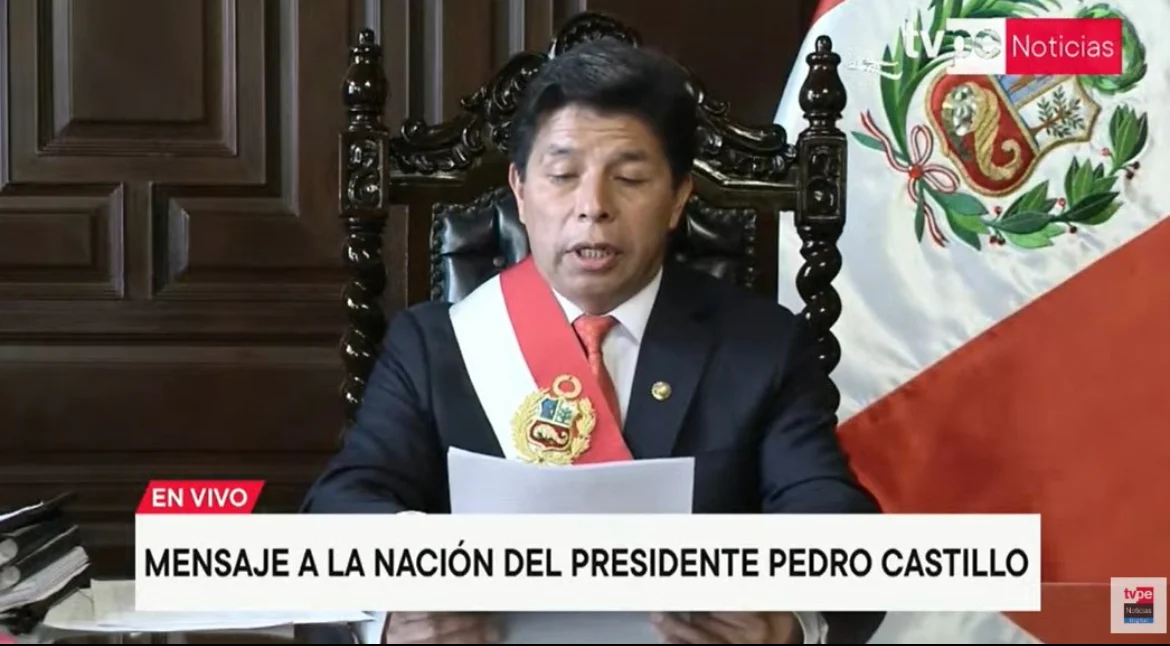 Peruvian President Castillo Has Dissolved Congress, Declared State of Emergency