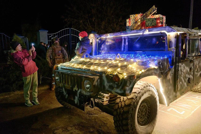 The art and festive moments from Ukraine’s wartime Christmas