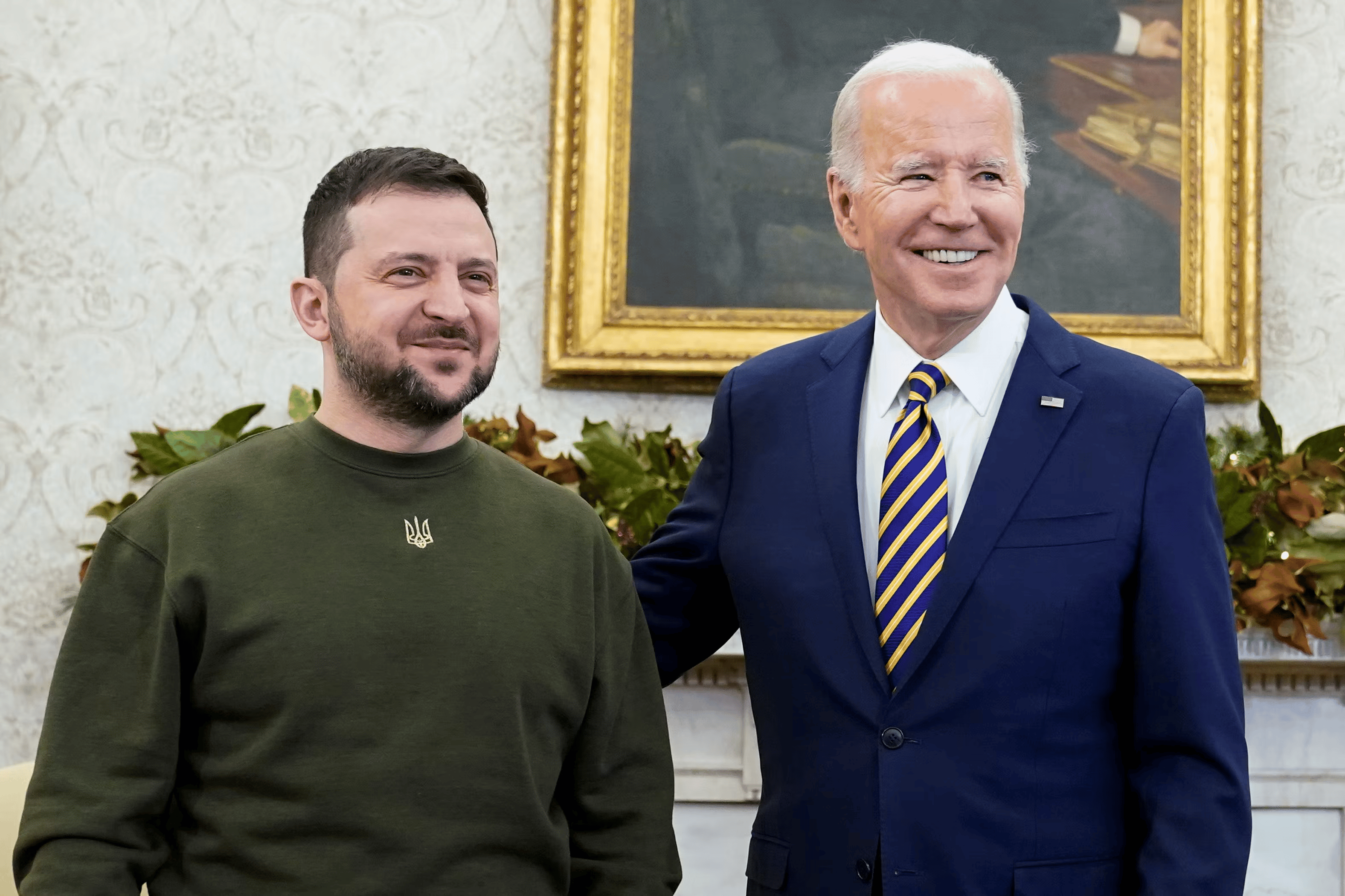 Biden and Zelensky Meeting