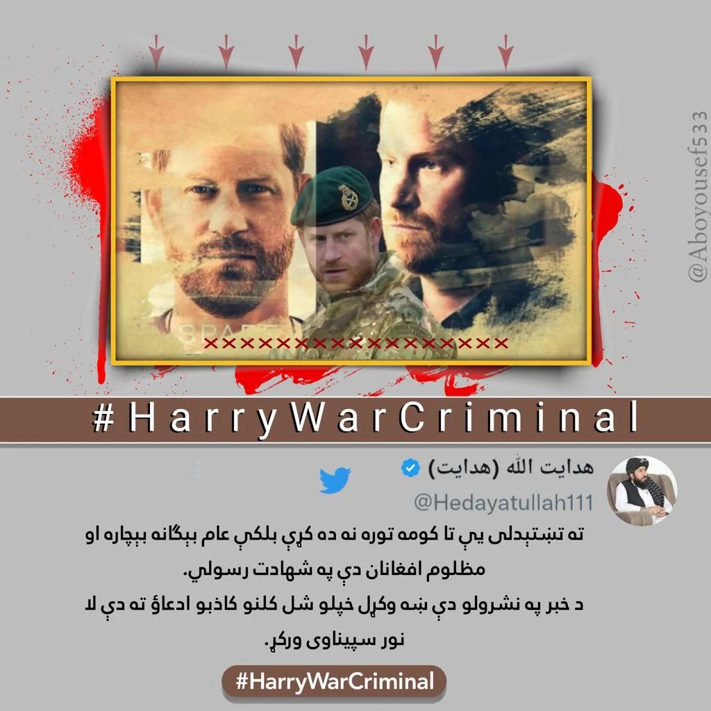 Taliban Lash Out at Prince Harry After Claiming He Killed 25 Militants While in Afghanistan