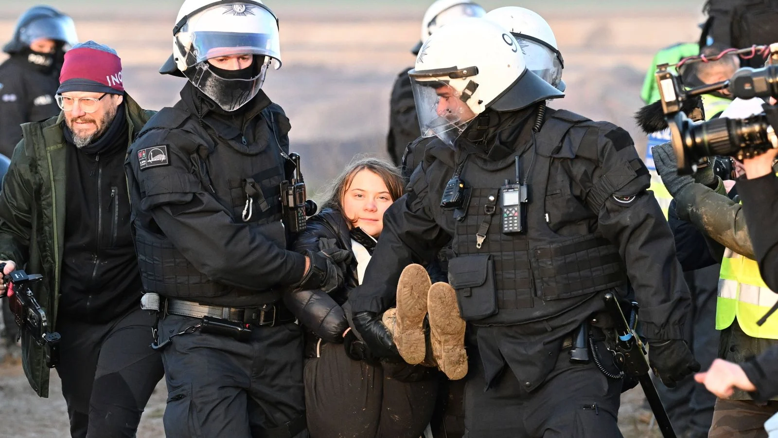 Greta Thungberg Detained
