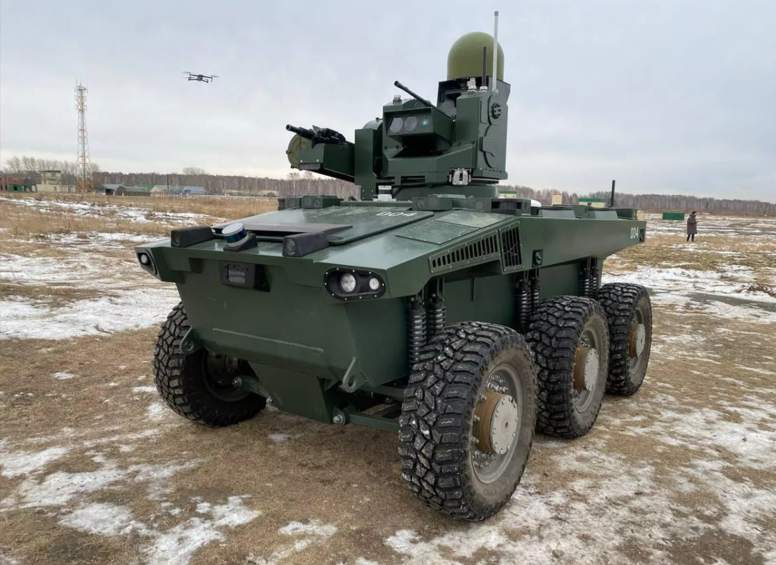 Russia Outfitting Ground Drones To Counter Wave Of Western Tanks Going To Ukraine