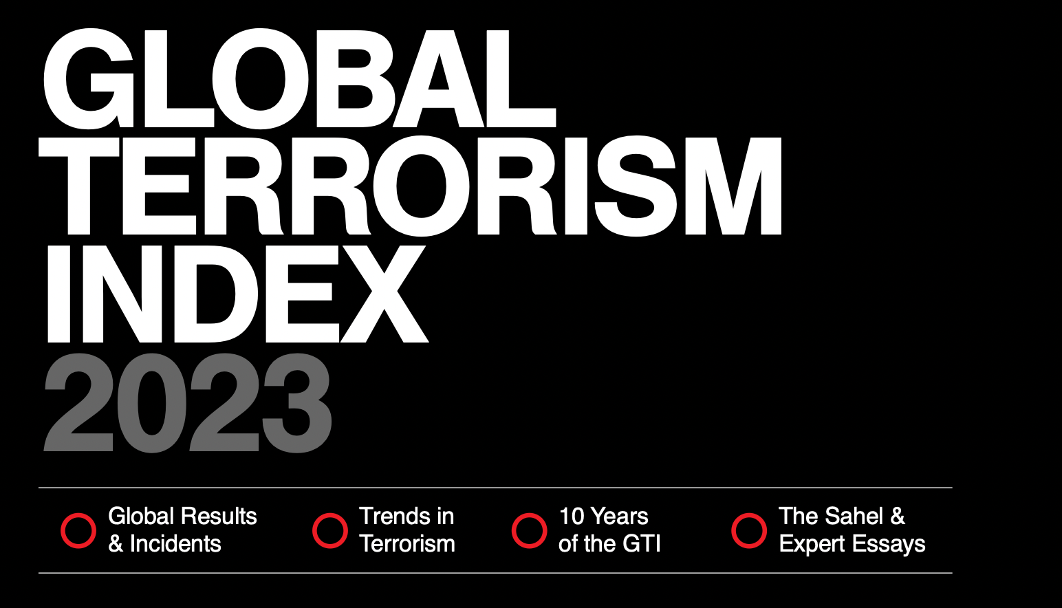2023 Global Terrorism Index Released