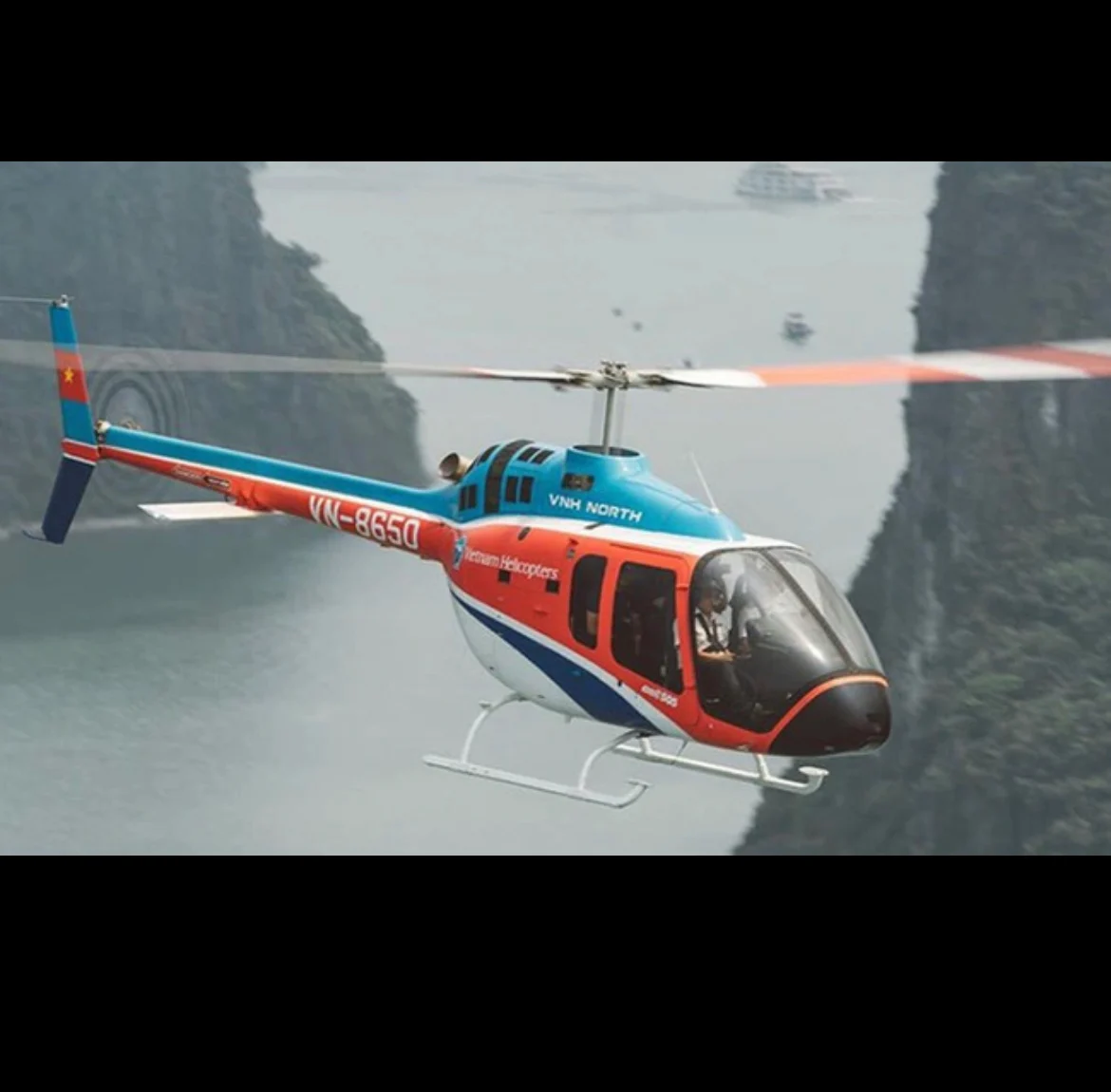 Several Killed and Missing, Helicopter Crash, Ha Long, Vietnam