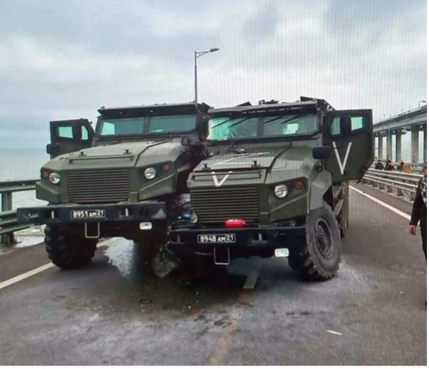 Russian Convoy Crash Prevents Them From Reaching the Frontline