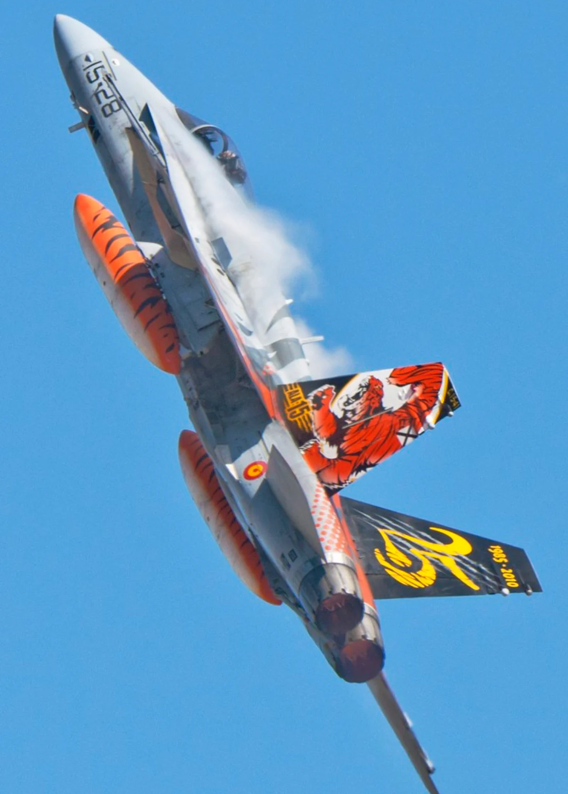 Spanish EF-18 Crash, Zaragoza Air Base, Spain