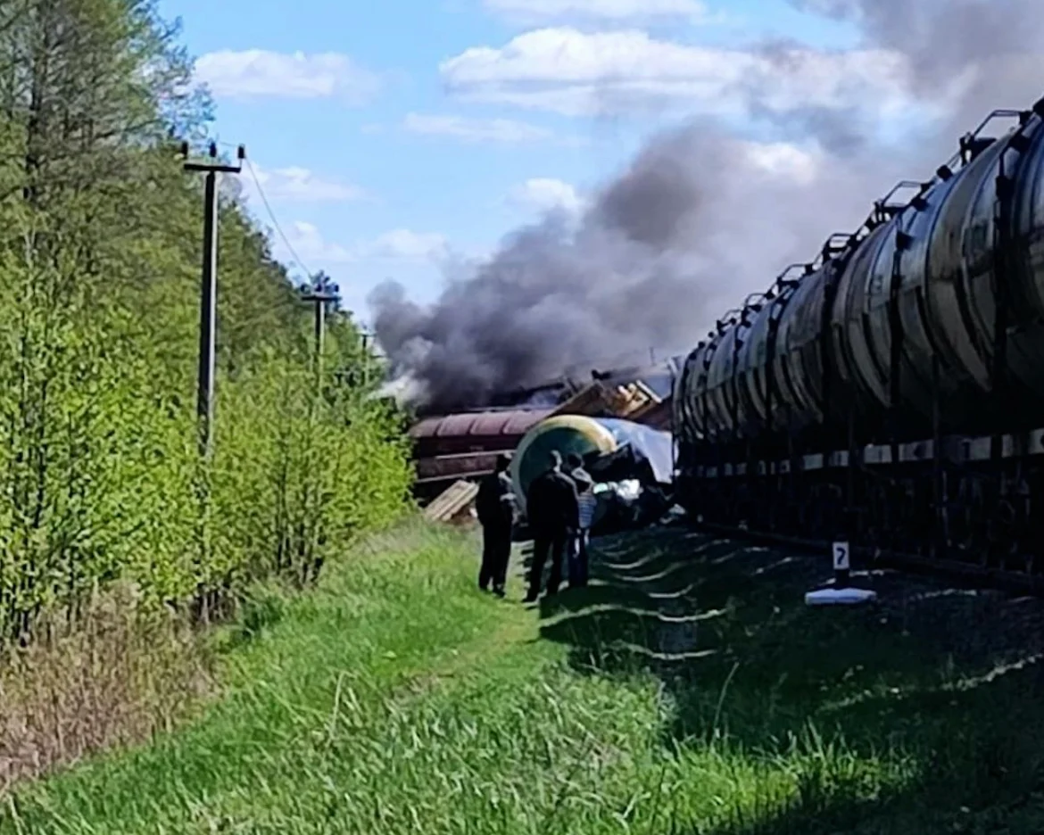 Ukrainian Sabotage Hits Rail Connection, Bryansk, Russia