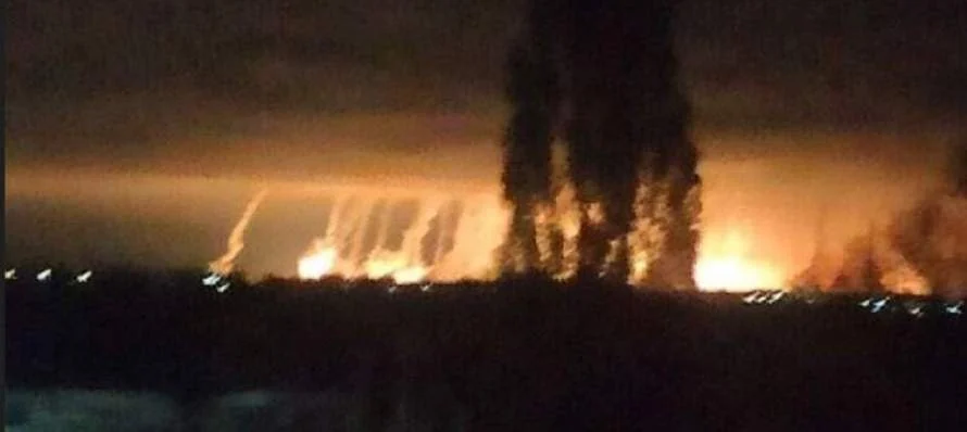 Russian Strikes Target Pavlograd Chemical Plant