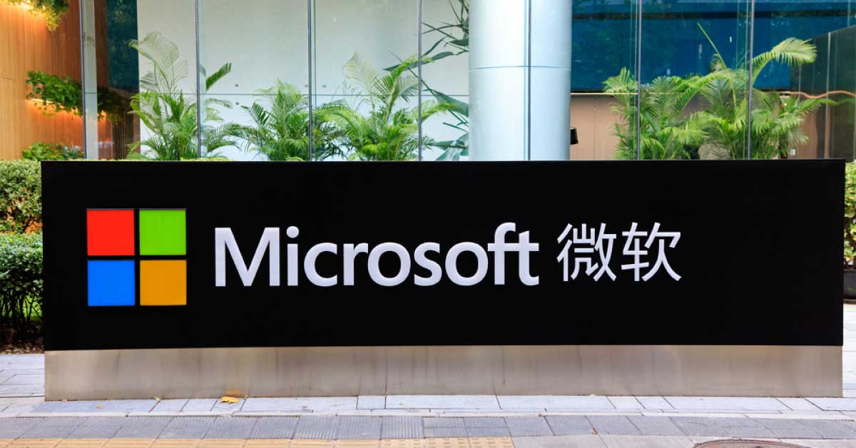 Microsoft Warns of Chinese State Sponsored Cyber Attack