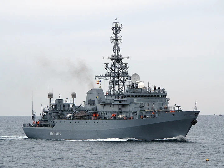 Russian Intel Ship Attacked By Naval Drones Near Turkish Coast
