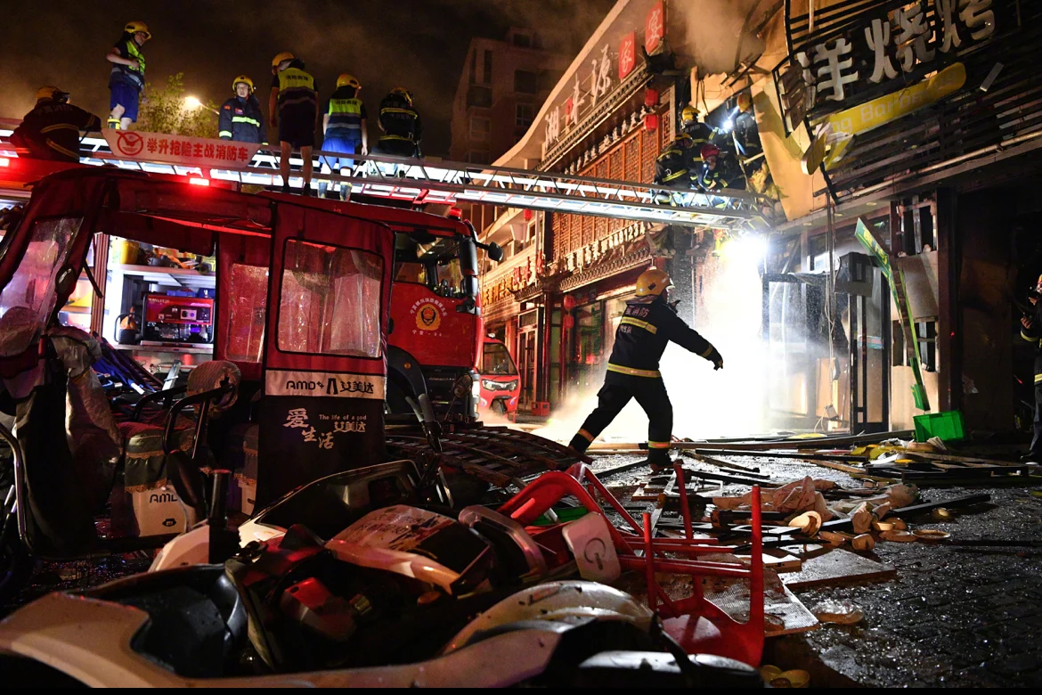 Thirty One Killed, Seven Injured in Restaurant Explosion, Yinchuan, China