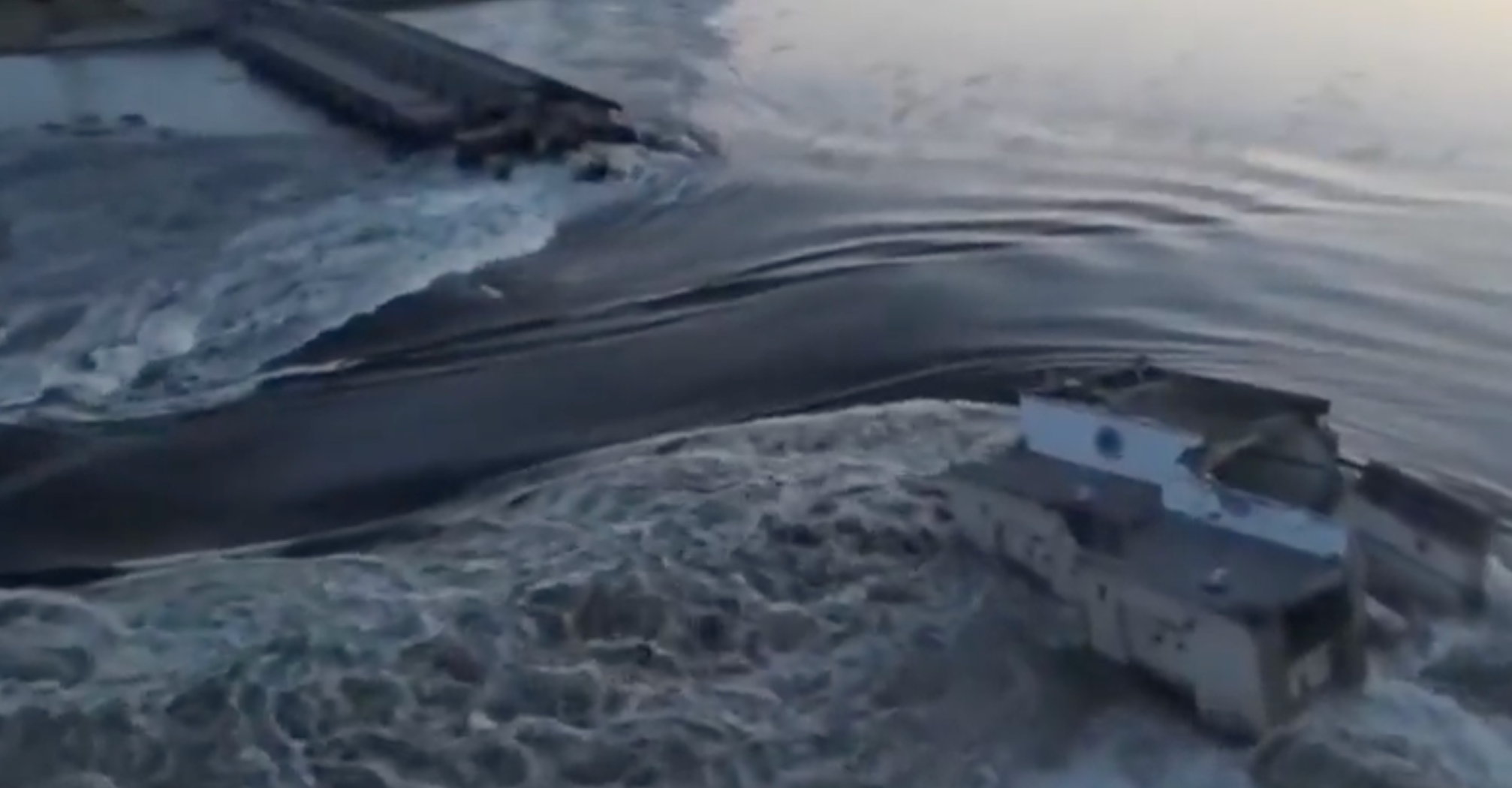 Nova Kakhovka Dam Reportedly Bursts in Kherson