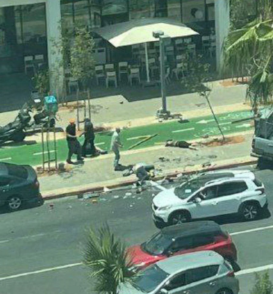 At Least Seven Wounded in Tel Aviv Car Ramming and Stabbing Attack