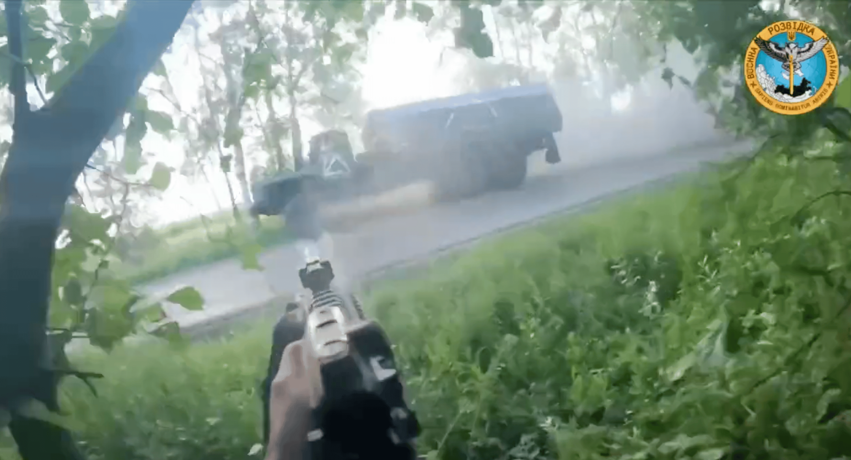 Pro-Ukrainian Chechens Ambush Russian Supply Truck in Belgorod
