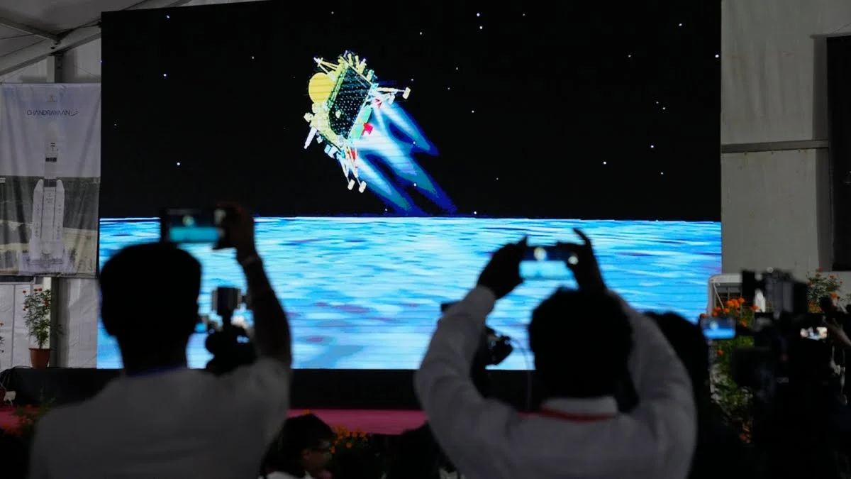 Indian Spacecraft Touches Down on Moon, First Ever South Pole Landing, Fourth Nation on Moon