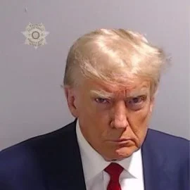 Trump’s Mugshot Released Following his Surrender, Arrest, and Booking at Fulton County Jail