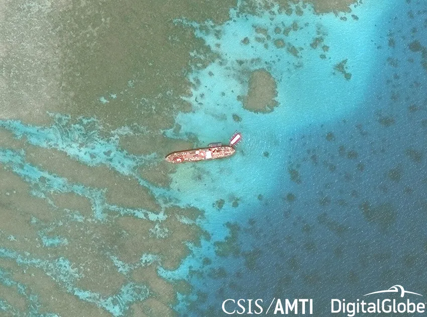 Chinese Coast Guard Uses Water Cannons Against Filipino Re-supply Ships, Second Thomas Shoal