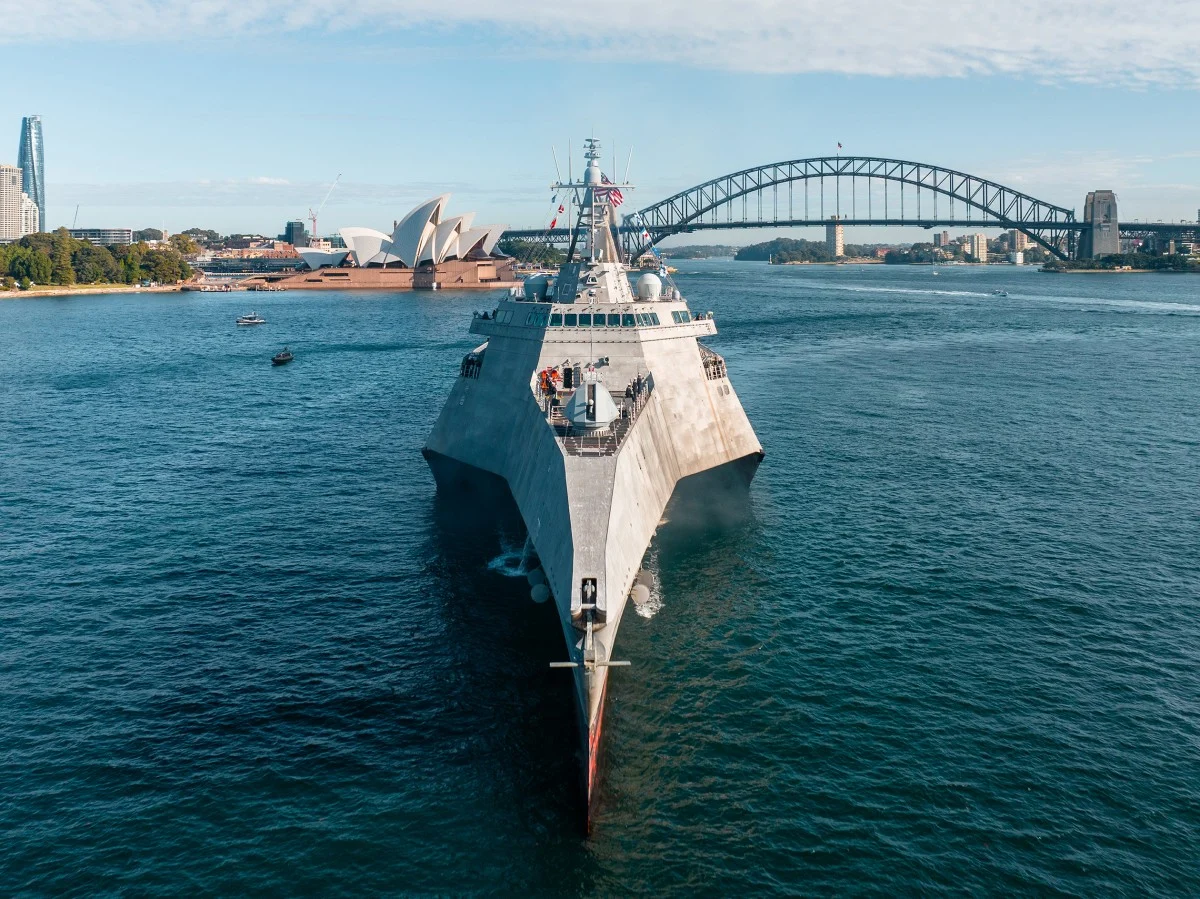 US Warship Commissioned in Foreign Port for the First Time