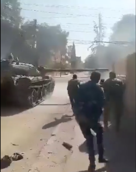 Syrian Government Clashes with Pro-Government Militia, Hasakah, Syria