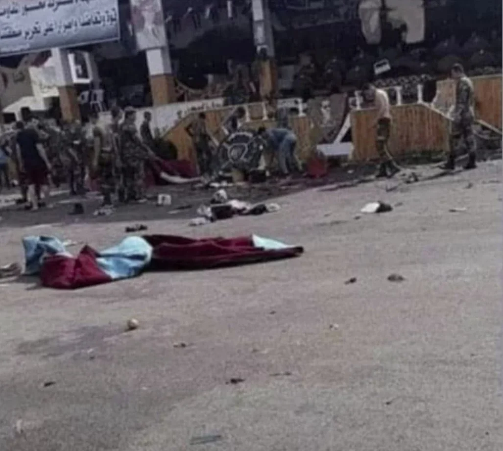 GRAPHIC: Footage Shows Aftermath of Drone Attack on Syrian Military Graduation, 60+ killed