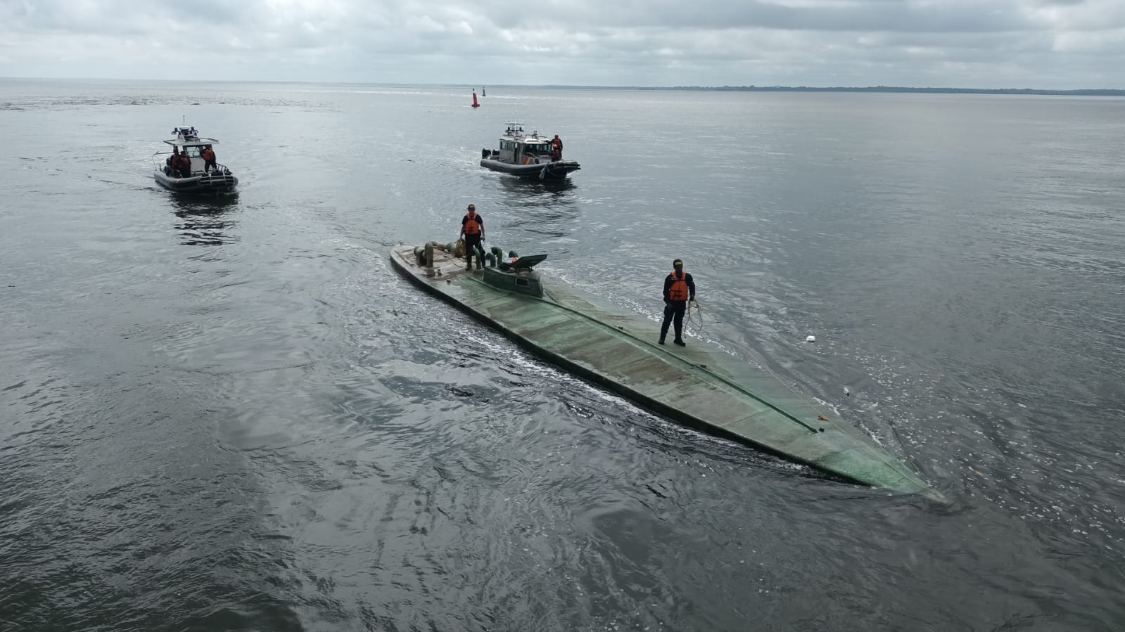 Three Tons of Cocaine Seized from Semi-Submersible Submarine in Colombia