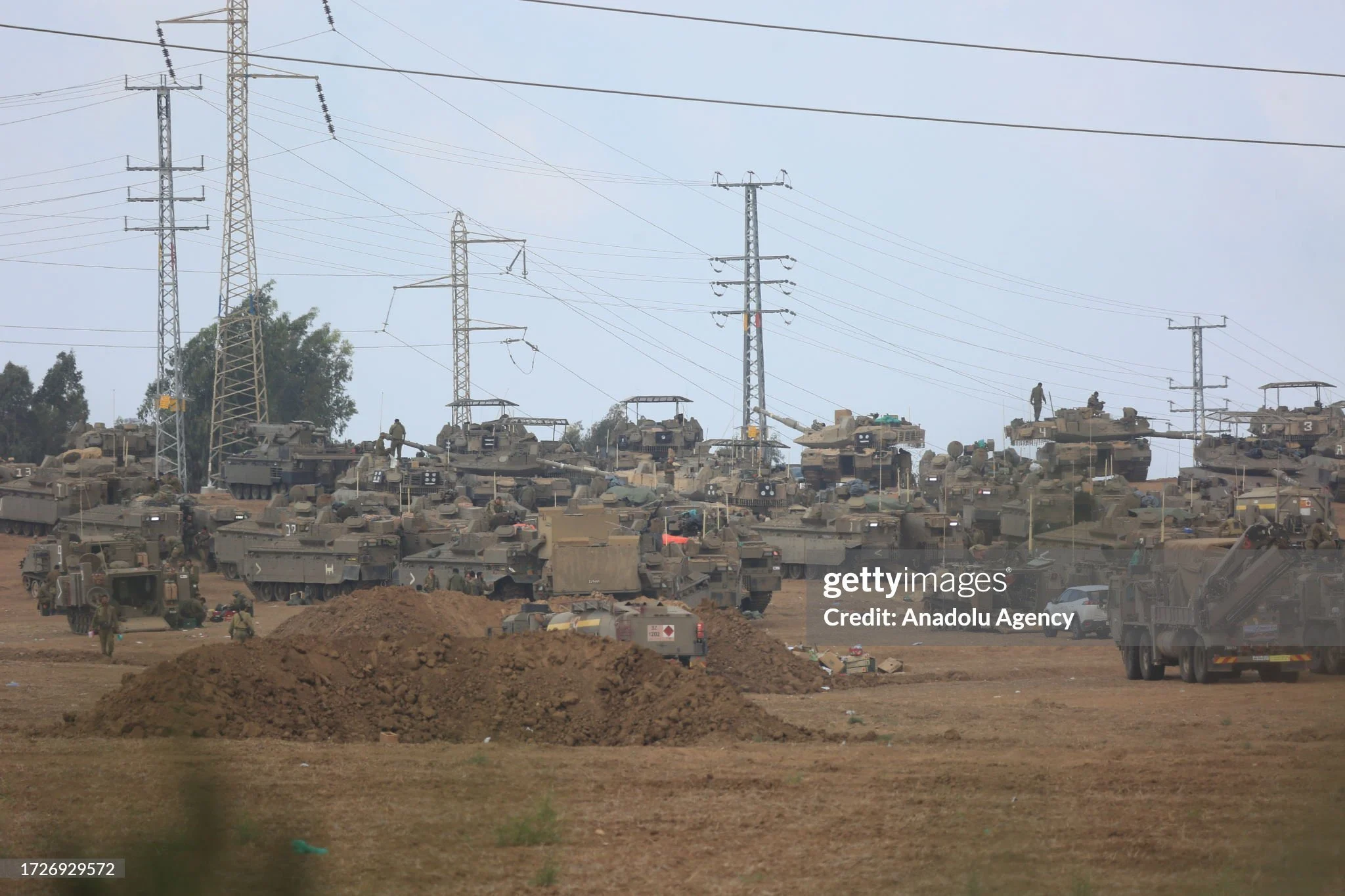 Israeli Tanks Outfitted with “Cope Cages” Ahead of Ground Assault on Gaza