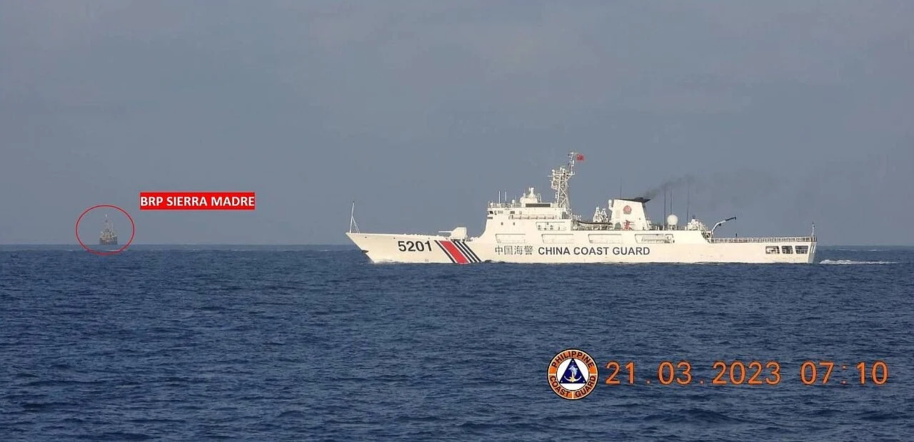 Chinese and Filipino Ships Collide in South China Sea